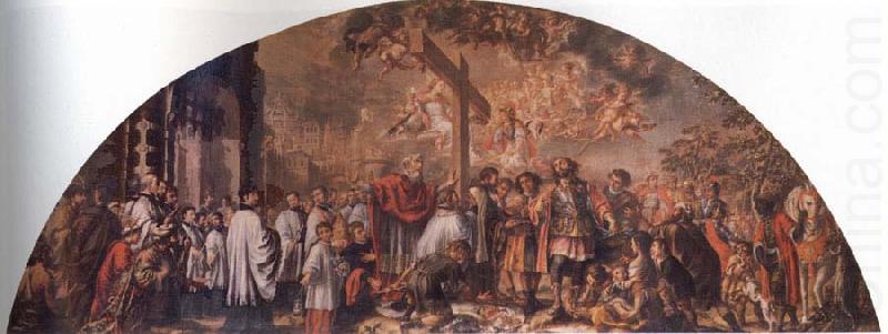 Juan de Valdes Leal Exaltation of the Cross china oil painting image